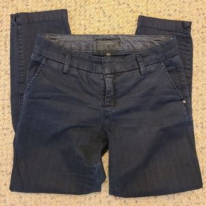 Sanctuary Clothing- black pinstripe soft jeans